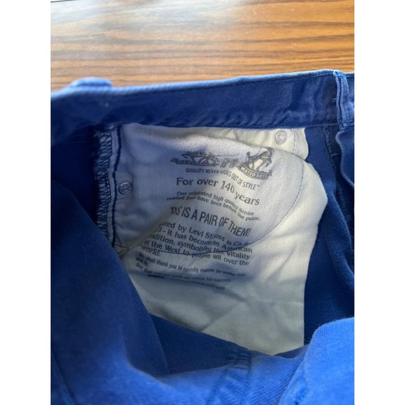 Levi’s 541 black label men’s straight leg cornflower blue jeans size 33/32 - Picture 4 of 11